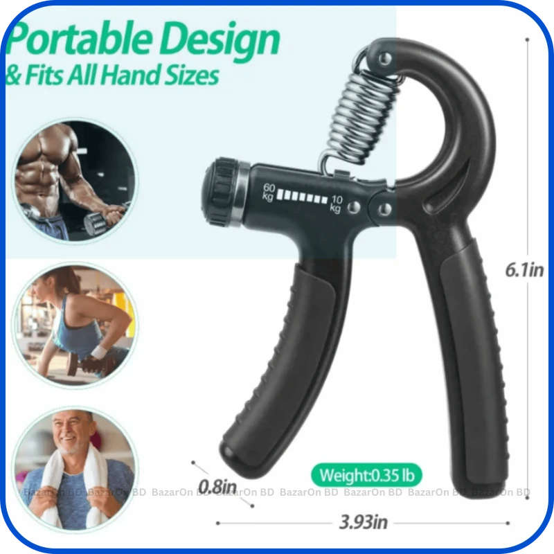 5-60Kg Adjustable Hand Grip Strengthener